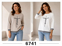 Свитер Gertie 6741 beige - делук
