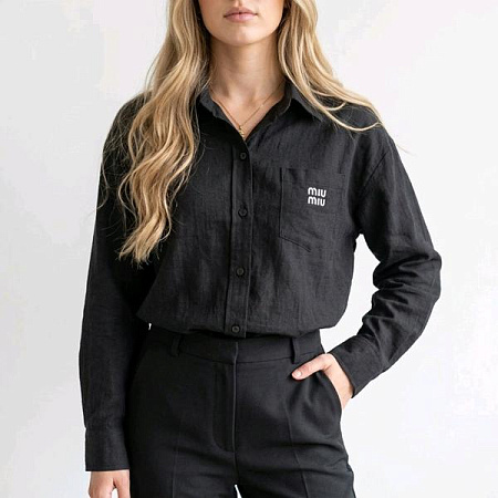 Рубашка Kosta 3565 black - делук