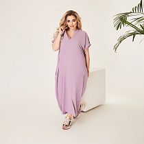 Платье No Brand 347-2 lilac - делук
