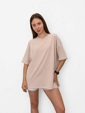 Футболка Fsn 7044 beige - делук