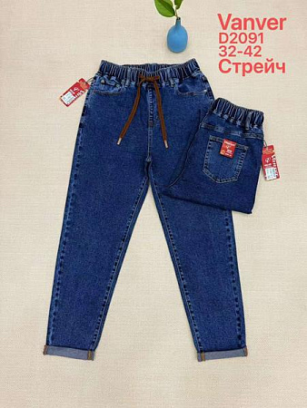 Джинсы Vanver D2091 navy - делук