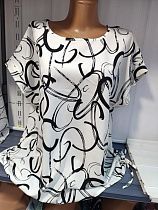 Футболка Galina 569-8 white - делук
