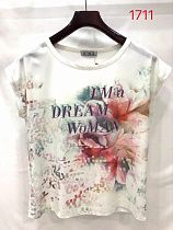 Футболка Lida 1711 white - делук