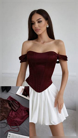 Корсет Alisa Brand 609 wine - делук