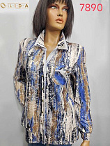 Рубашка Lida 7890 blue - делук
