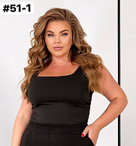 Майка Bat 51-1 black - делук