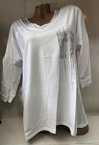 Свитер Levisha 27084-3 white - делук