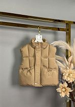 Жилетка Delfinka 8165 beige - делук