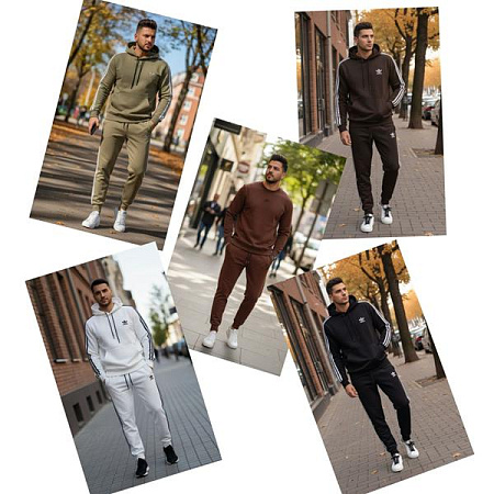 Костюм Спорт Shon S2075 olive - делук