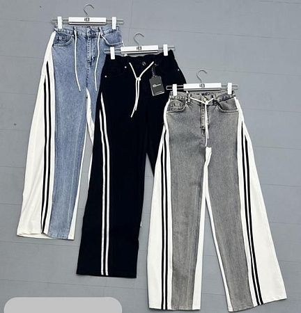 Джинсы Phi Hung P165 grey - делук