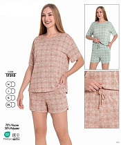 Пижама Cotpark 17315 l.green - делук