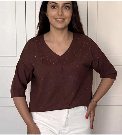 Свитер Shipi 25200 brown - делук