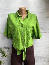 Рубашка New Season 8368 green - делук