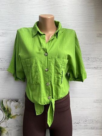 Рубашка New Season 8368 green - делук