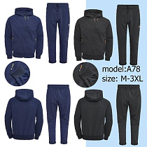 Костюм Спорт Tran A78 black - делук