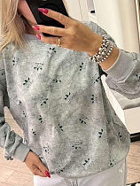 Свитер Lora LR900 grey - делук