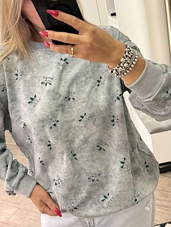 Свитер Lora LR900 grey - делук