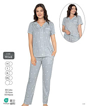 Пижама Cotpark 19048 grey - делук