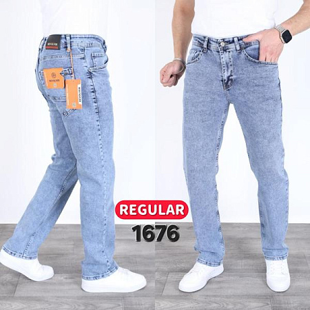 Джинсы God Baron 1676 l.blue - делук