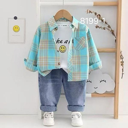 Рубашка Фунтик 8199-1 l.blue - делук