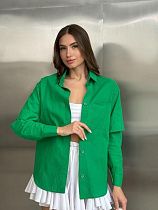 Рубашка Arina 2454 green - делук
