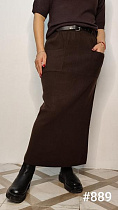 Юбка Kosta 889 brown - делук