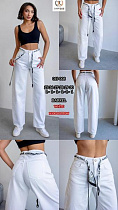 Джинсы Maxim Jeans 015-008 white - делук
