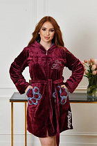 Халат Romeo Life RL1043 wine - делук