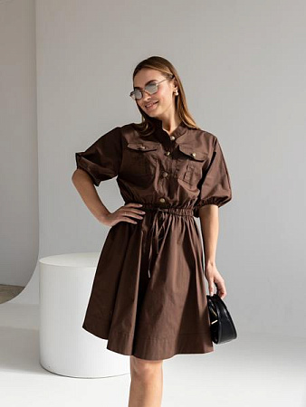 Платье Diamanna P245 brown - делук