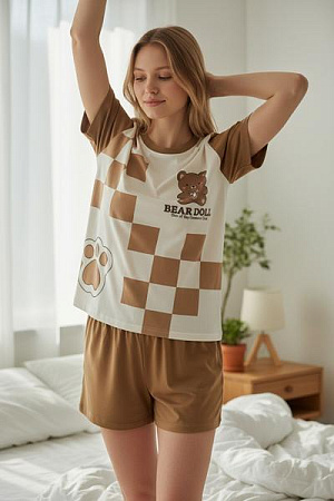 Пижама Trikotag T405 brown - делук