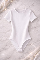 Боди Karolina KR595 white - делук