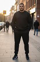 Костюм Спорт Delviago DL668 black - делук