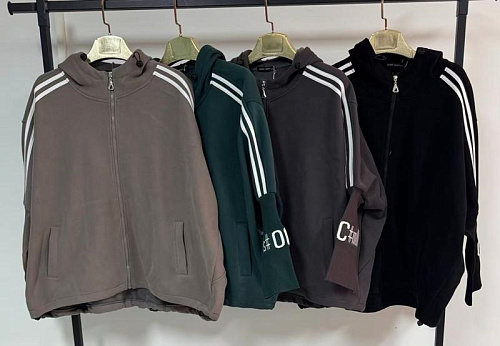 Кофта Спорт Dgmd 7066 black - делук