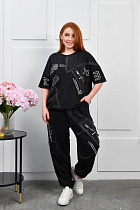 Костюм Спорт Immei 52001 black - делук