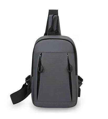 Бананка Fashion Bag 8608-1 grey - делук