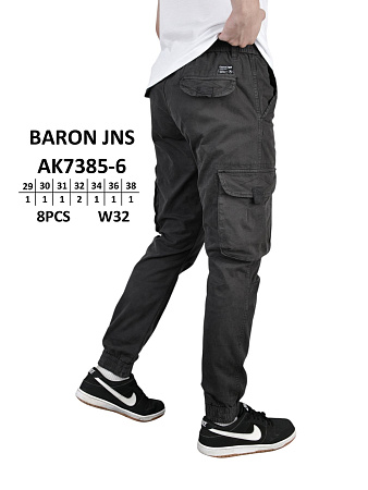 Джинсы God Baron AK7385-6 black - делук