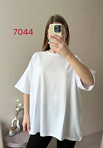 Футболка Fsn 7044 white - делук