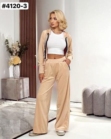 Костюм Спорт Global 4120-3 beige - делук