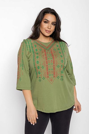 Вышиванка Global GL149 green - делук