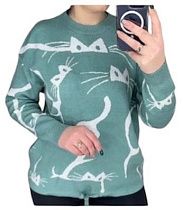 Свитер Novetly Store 25402 mint - делук