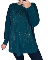 Свитер Elena&Vika 25202 green - делук