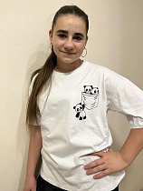 Футболка Moda School M519 white - делук