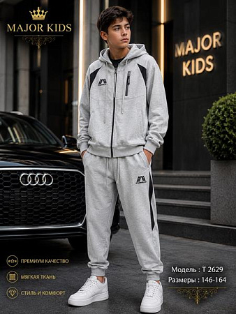 Костюм Спорт Major Kids T2629 l.grey - делук