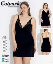 Ночнушка Cotpark 18297B black - делук