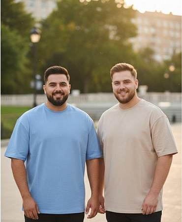 Футболка Style M.Clothes SM185 beige - делук