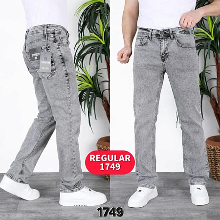 Джинсы God Baron 1749 l.grey - делук