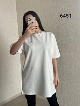 Футболка Fsn 6451 white - делук