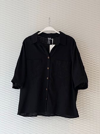 Рубашка Shipi SH42 black - делук