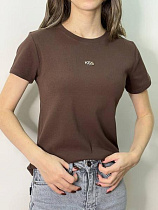 Футболка Kosta H006 d.brown - делук