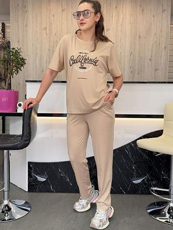 Костюм Jjf 5036 beige - делук